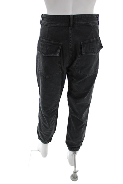 Citizens of Humanity Mens Cargo Cropped Jogger Pants Dark Gray Cotton Size 29