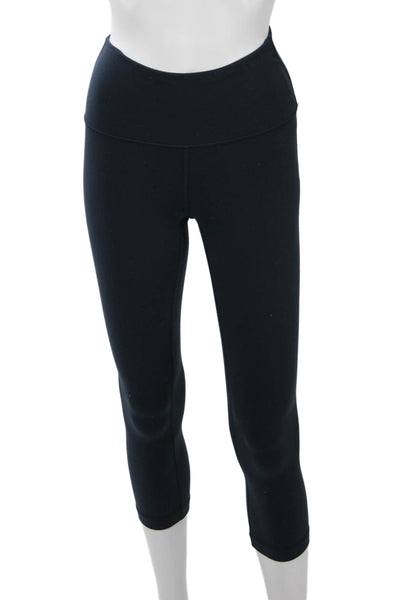 Lululemon Women Black Cropped Capri Leggings Size 4