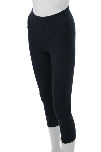 Lululemon Women Black Cropped Capri Leggings Size 4