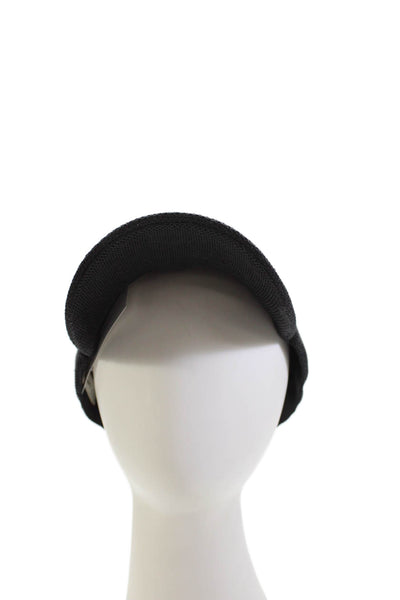 The Row Womens Silk Baseball Cap Hat Black Size Medium