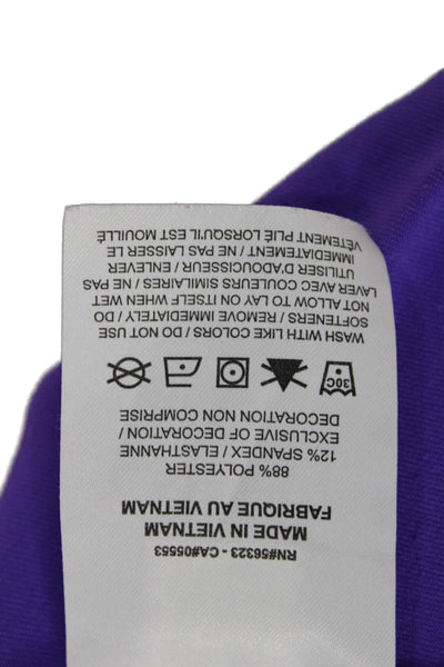 Nike Womens Jersey Tank Purple High Neck Sleeveless Sports Size XS