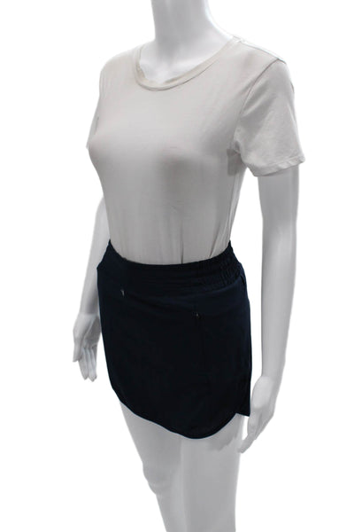 Lululemon Womens Dark Blue Nylon Blend Short Skort Size XS