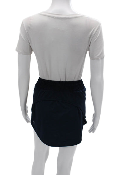 Lululemon Womens Dark Blue Nylon Blend Short Skort Size XS
