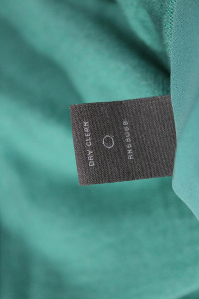 Neiman Marcus Women Cardigan Sweater Green V Neck Long Sleeve Size S