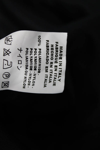 Elie Tahari Women Shift Slip Dress Black 3/4 Sleeve Button Size 8