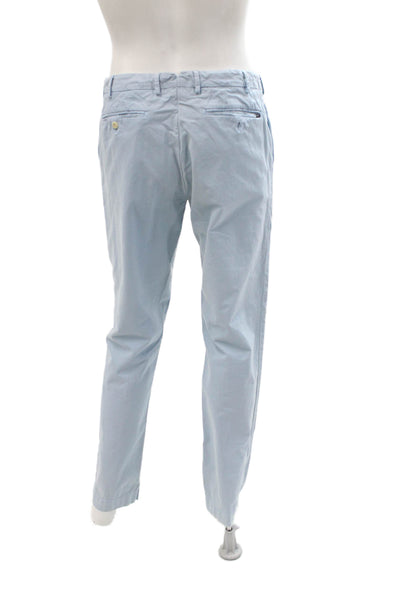 Polo Ralph Lauren Mens Light Blue Pima Cotton Chino Pants Size 32