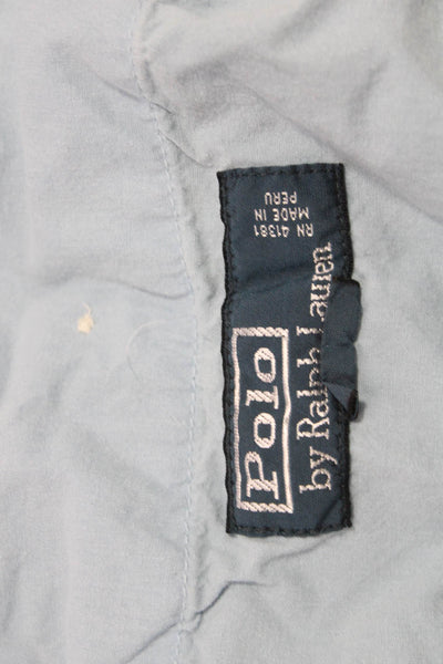 Polo Ralph Lauren Mens Light Blue Pima Cotton Chino Pants Size 32