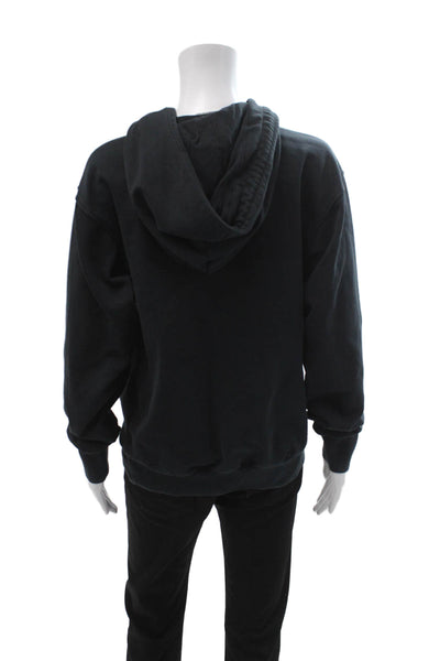 Nike Unisex Pullover Hoodie Black Drawstring Graphic Sports Size XS