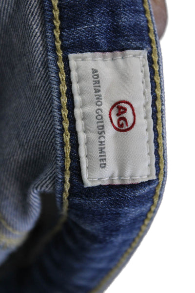 AG Adriano Goldschmied Women Ankle Skinny Jeans Blue Low Rise Size 25