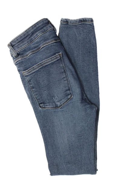 Zara Women Skinny High Rise Blue Jeans Size 4