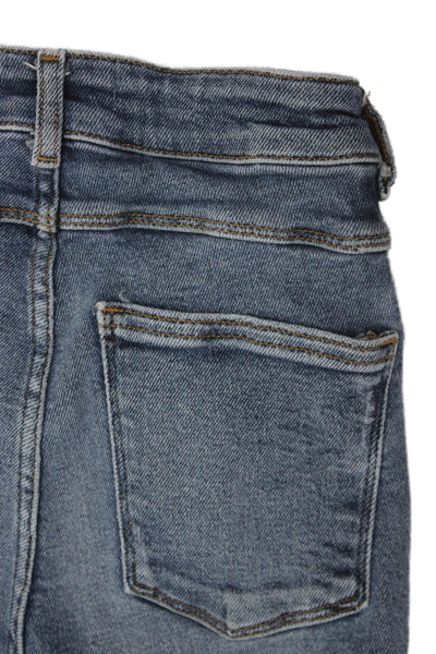 Zara Women Skinny High Rise Blue Jeans Size 4