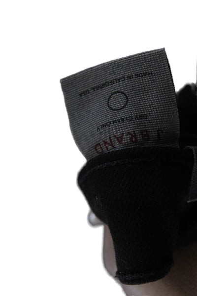 J Brand Women Black Skinny Jeans Mid Rise Cotton Blend Size 26