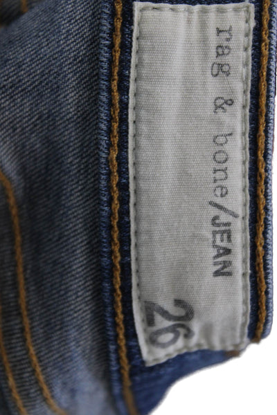 Rag & Bone Jean Women Ankle Skinny Cropped Jeans Blue Size 26
