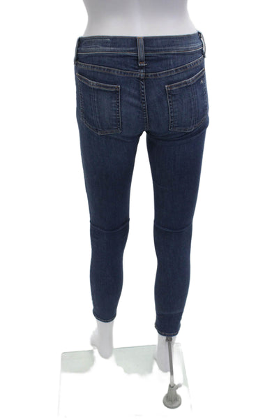 Rag & Bone Jean Womens Ankle Skinny Jeans Dark Blue Size 26