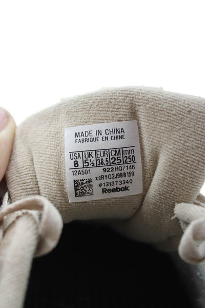 Reebok Womens Suede Leather Classic Sneakers Shoes Light Brown Size 8