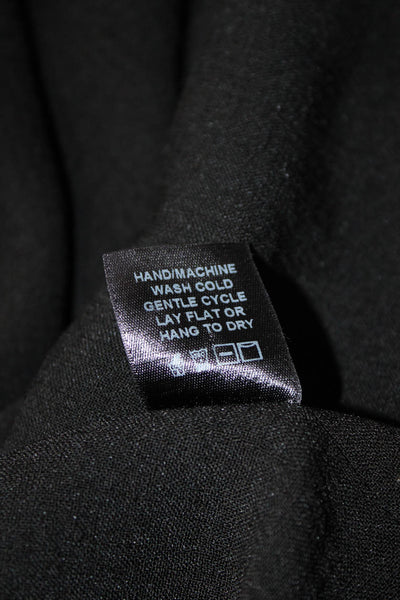 Engle Roberts Unisex Black V-Neck Long Sleeve Blazer Button Size XS