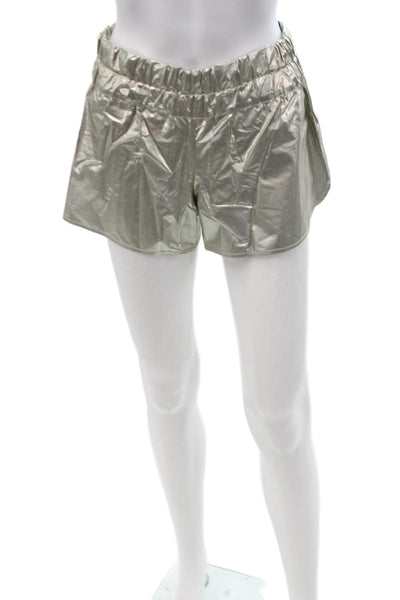 Derek Lam 10 Crosby Unisex Gray Cotton Solid Shorts Spring Size 26
