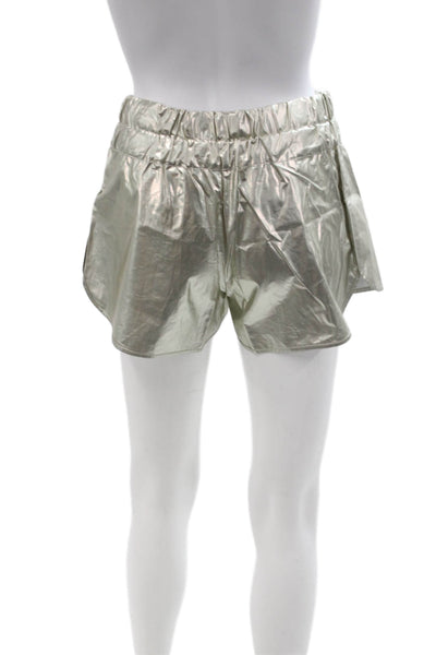 Derek Lam 10 Crosby Unisex Gray Cotton Solid Shorts Spring Size 26
