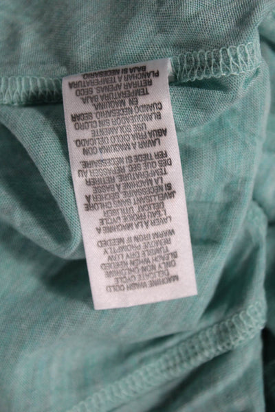 Splendid Womens Light Blue Basic Short Sleeve T-Shirt Round Neck Size XS