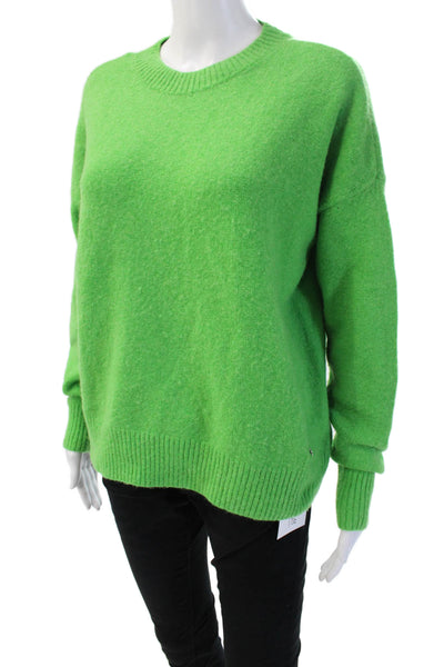 Scotch & Soda Unisex Pullover Crew Neck Green Sweater Size S