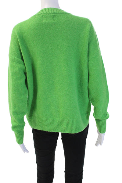 Scotch & Soda Unisex Pullover Crew Neck Green Sweater Size S
