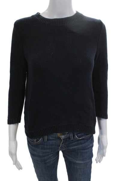 Club Monaco Unisex Dark Blue Pullover Sweater Crew Neck 70% Cotton Size XS