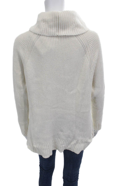 Soft Joie Unisex Pullover Turtleneck Sweater Beige Long Sleeve Size M
