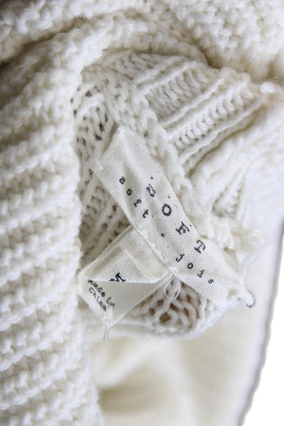 Soft Joie Unisex Pullover Turtleneck Sweater Beige Long Sleeve Size M