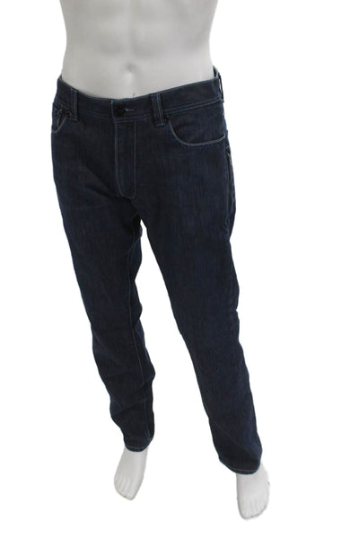 Levis Mens Skinny Dark Blue Jeans Size 36