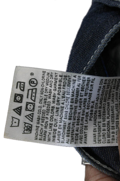 Levis Mens Skinny Dark Blue Jeans Size 36