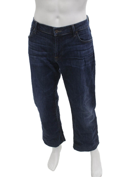 7 For All Mankind Mens Dark Blue Bootcut Jeans Size 36