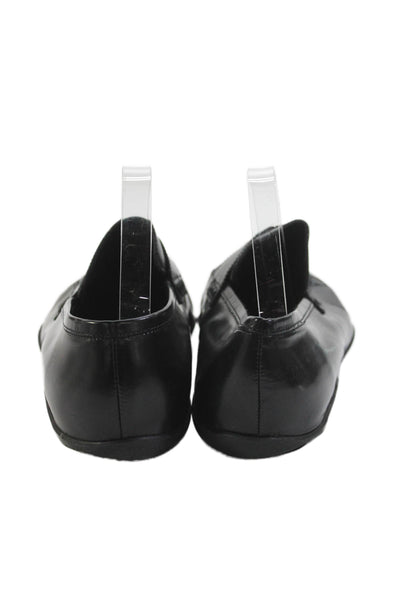Harrys of London Mens Leather Casual Slip On Loafers Black Size 12.5
