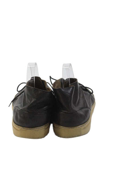 Common Projects Mens Leather Lace Up Casual Shoes Brown Size 12