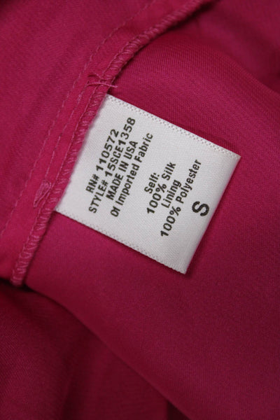 Twelfth Street by Cynthia Vincent Women Pink Silk Camisole Aztec Size L