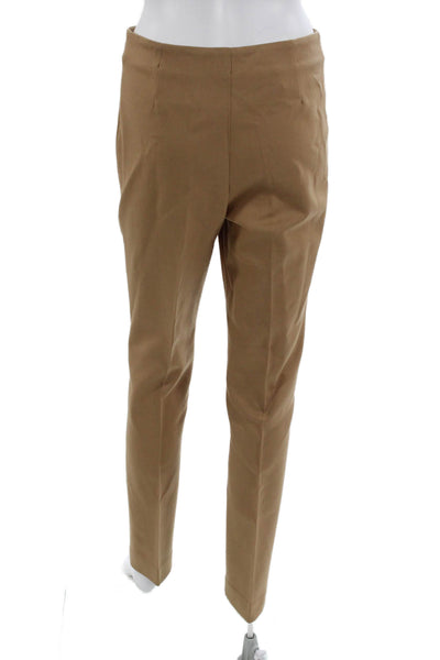 QL2 Women Dress Pants Beige Wool Fleece Button 30 Inseam Size 42