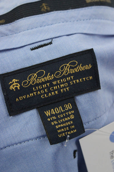 Brooks Brothers Mens Black Chinos Big Tall Size 40