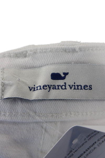 Vineyard Vines Women Mini Straight Pencil Skirt White Size 2