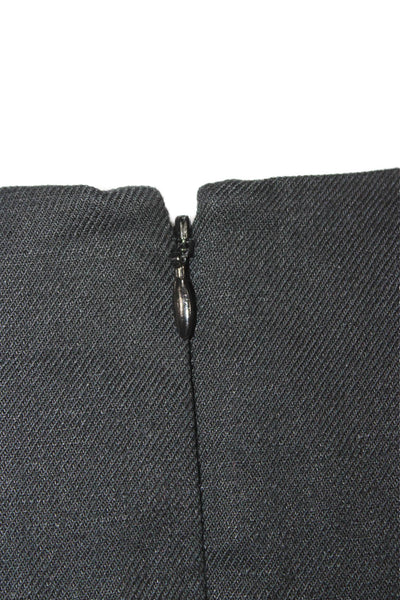 J Crew Women Black Sheath Pencil Dress Sleeveless Hook Eye Size 8