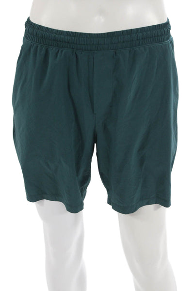Lululemon Mens Green Sweat Shorts Size L