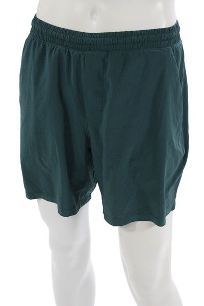 Lululemon Mens Green Sweat Shorts Size L