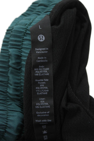 Lululemon Mens Green Sweat Shorts Size L