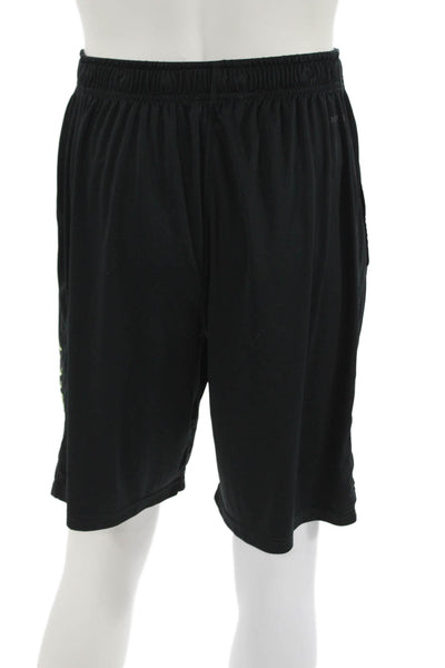 Nike Mens Sweat Shorts Black 100% Polyester Sports Size L