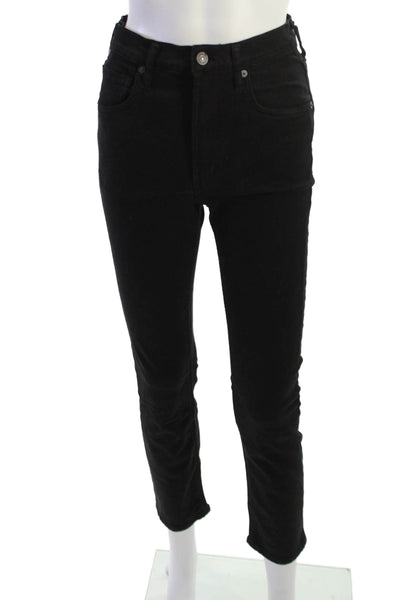 Citizens of Humanity Women Skinny Ankle High Rise Black Jeans Size 24