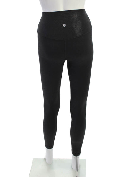 Lululemon Women Ankle Jeggings Black Nylon Blend Size 2
