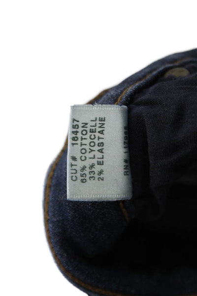 J Brand Womens Ankle Skinny Dark Blue Mid Rise Jeans Size 24