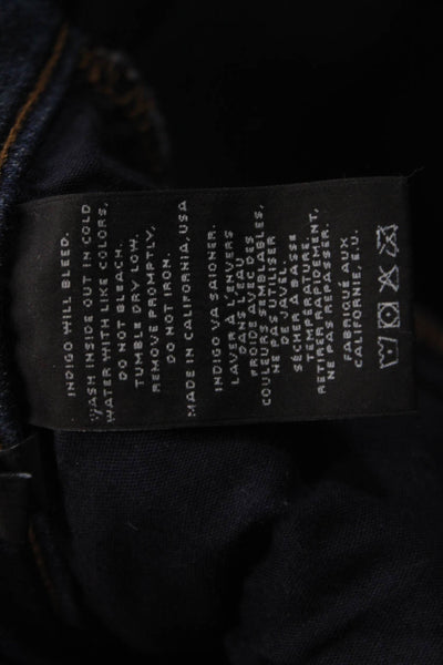 J Brand Womens Ankle Skinny Dark Blue Mid Rise Jeans Size 24