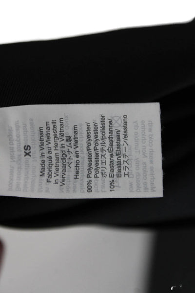 J Crew Womens Black Basic Mock Neck Sleeveless Tank Polyester Elastane Size XS