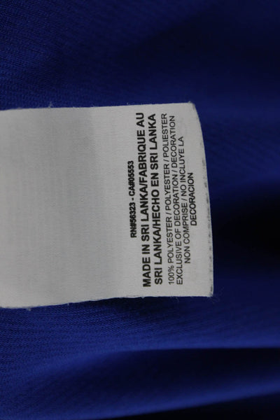 Nike Mens Blue College Graphic Long Sleeve Polyester T-Shirt Size L