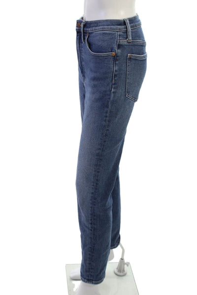 Madewell Unisex Blue Straight High Rise Jeans 26 Inseam Size 27