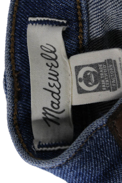 Madewell Unisex Blue Straight High Rise Jeans 26 Inseam Size 27